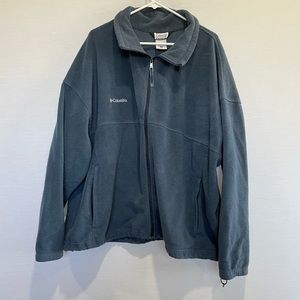 Blue Columbia Zip Up Crewneck